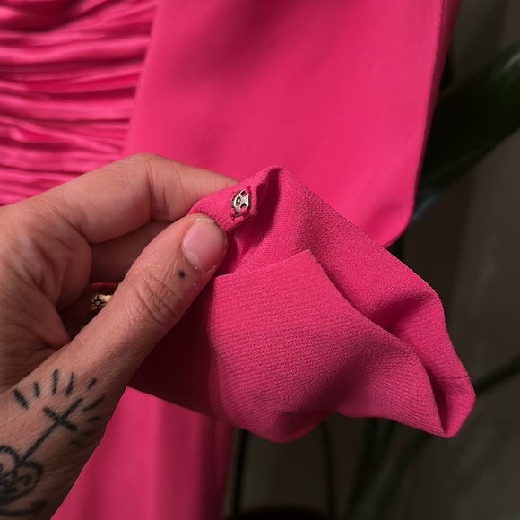 FUSCIA VINTAGE DRESS - Picture 6 of 8